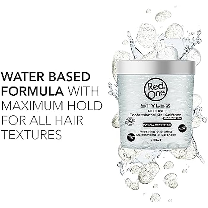 Redone Curl & Wavy Styling Gel | Adds Body and Shine to all Styles | Moisturizes and Maintains Healthy Hair | Strong, Weightless Hold | Ideal for any Hair Type and Color | Leaves No Residue 483ml - Image 4
